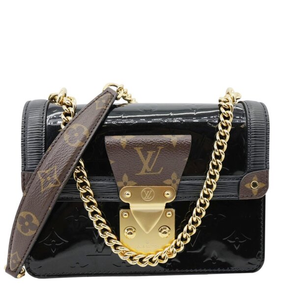 Louis Vuitton  Wynwood Monogram Vernis Leather Crossbody Bag Black - Picture 1 of 14